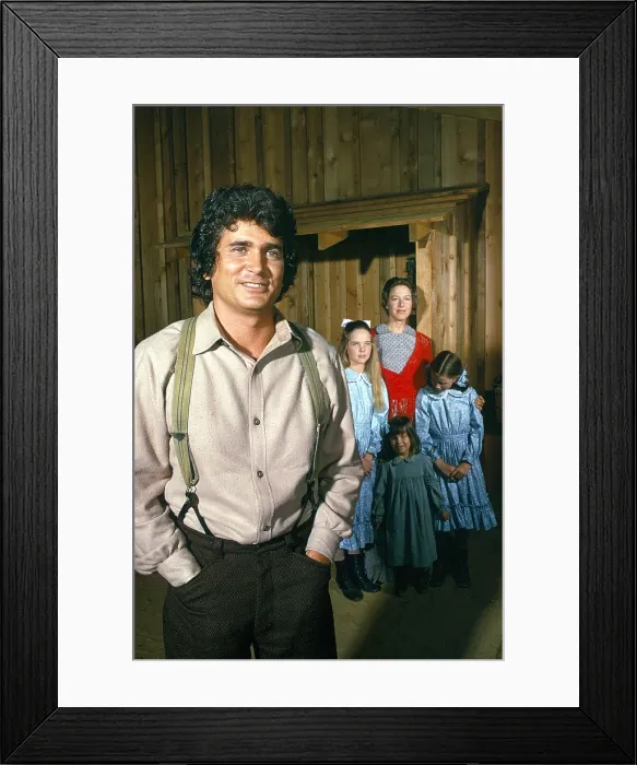 Framed Print : LITTLE HOUSE ON THE PRAIRIE, from left: Michael Landon, Melissa Sue Anderson, Karen Grassle, Lindsay  /  Sidney Greenbush, Melissa Gilbert, (1974), 1974-83