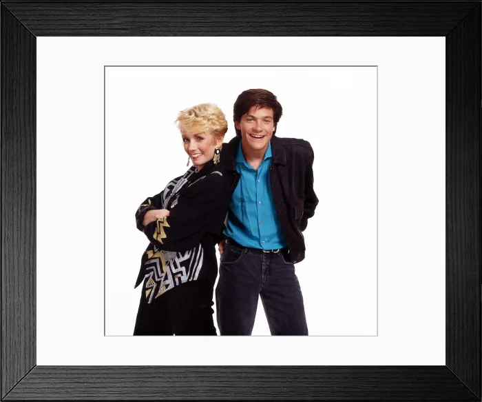 Framed Print : VALERIE, (aka THE HOGAN FAMILY, aka VALERIE'S FAMILY), from left: Sandy Duncan, Jason Bateman, 1986-1991