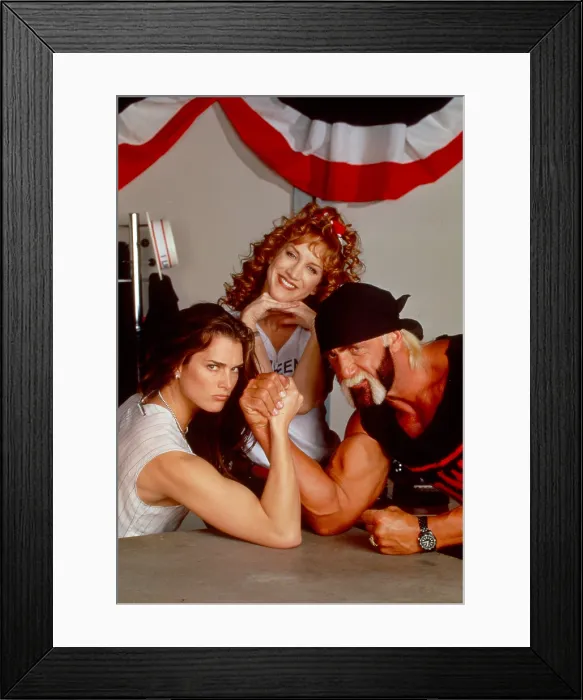 Framed Print : SUDDENLY SUSAN, from left: Brooke Shields, Kathy Griffin, Hulk Hogan, 1996-2000