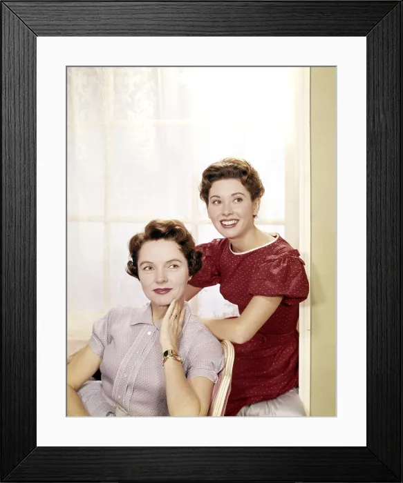 Framed Print : FATHER KNOWS BEST, from left, Jane Wyatt, Elinor Donahue, (1959), 1954-60