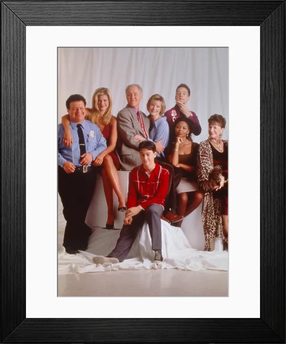 Framed Print : 3RD ROCK FROM THE SUN, clockwise from left: Wayne Knight, Kristen Johnston, John Lithgow, Jane Curtin, French Stewart, Simbi Kali, Elmarie Wndel, Joseph Gordon-Levitt, 1996-2001 Framed Print : 3RD ROCK FROM THE SUN, clockwise from left: Wayne Knight, Kristen Johnston, John Lithgow, Jane Curtin, French Stewart, Simbi Kali, Elmarie Wndel, Joseph Gordon-Levitt, 1996-2001