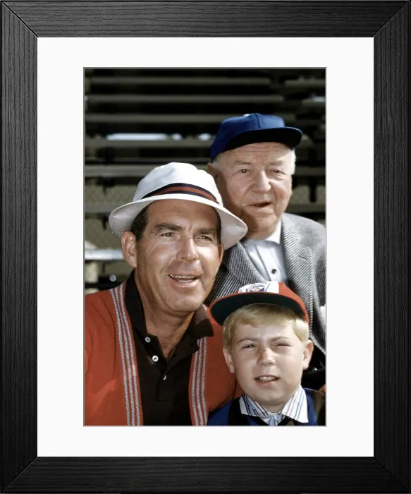 Framed Print : MY THREE SONS, from left, Fred MacMurray, William Frawley, Stanley Livingston, (1961), 1960-72