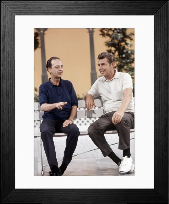 Framed Print : THE DON KNOTTS SPECIAL, from left, Don Knotts, Andy Griffith, aired October 26, 1967 Framed Print : THE DON KNOTTS SPECIAL, from left, Don Knotts, Andy Griffith, aired October 26, 1967