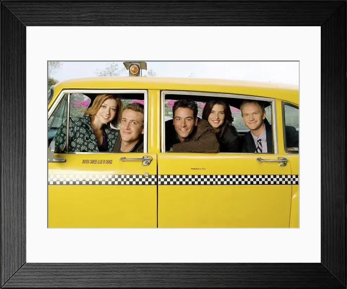 Framed Print : HOW I MET YOUR MOTHER, Alyson Hanningan, Jason Segel, Josh Radnor, Cobie Smulders, Neil Patrick Harris, (Season 1), 2005 Framed Print : HOW I MET YOUR MOTHER, Alyson Hanningan, Jason Segel, Josh Radnor, Cobie Smulders, Neil Patrick Harris, (Season 1), 2005