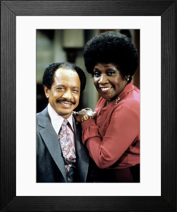 Framed Print : THE JEFFERSONS, Sherman Hemsley, Isabel Sanford, 1975-85