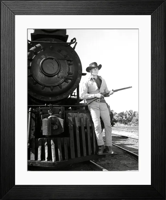 Framed Print : IRON HORSE, Dale Robertson, 1966-68