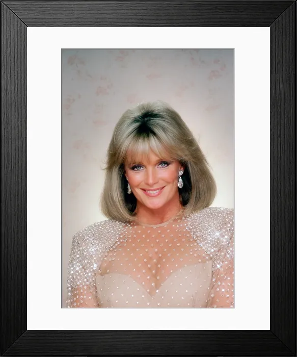 Framed Print : DYNASTY, Linda Evans, (1985), 1981-89