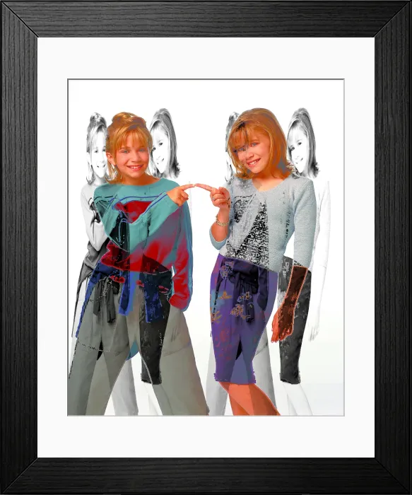 Framed Print : TWO OF A KIND, Mary Kate Olsen, Ashley Olsen, 1998-1999 Framed Print : TWO OF A KIND, Mary Kate Olsen, Ashley Olsen, 1998-1999