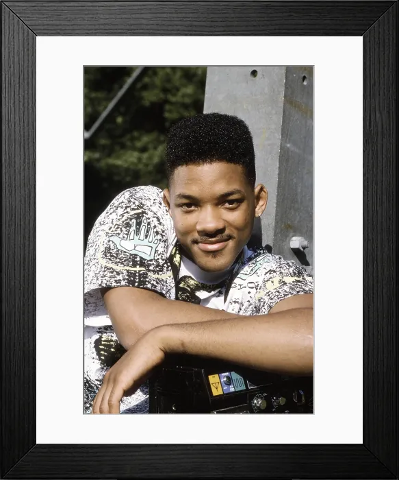 Framed Print : THE FRESH PRINCE OF BEL-AIR, (aka THE FRESH PRINCE OF BEL AIR), Will Smith, 1990-96 Framed Print : THE FRESH PRINCE OF BEL-AIR, (aka THE FRESH PRINCE OF BEL AIR), Will Smith, 1990-96