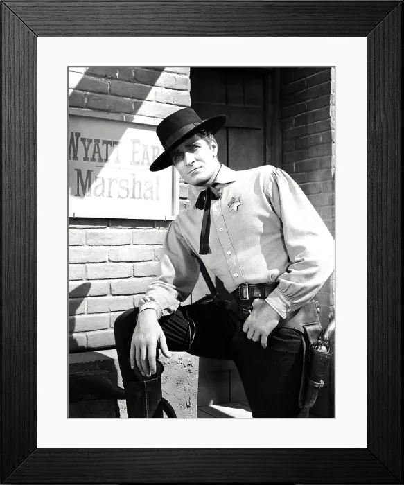 Framed Print : THE LIFE AND LEGEND OF WYATT EARP, Hugh O'Brian, 1955-61