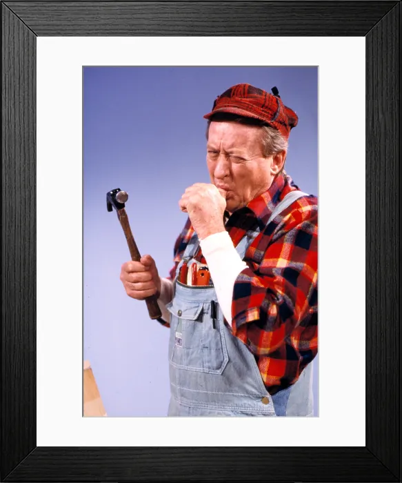 Framed Print : NEWHART, Tom Poston, 1982-90