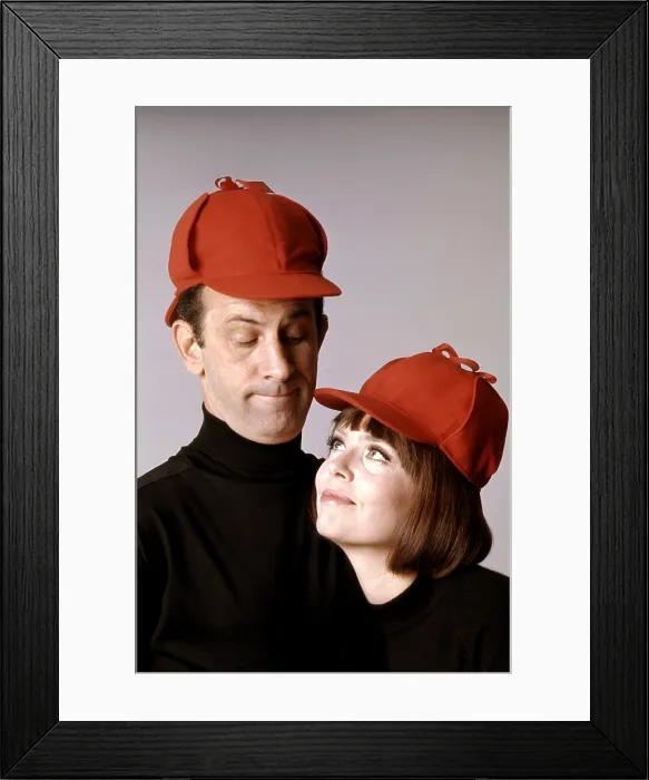 Framed Print : GET SMART, from left, Don Adams, Barbara Feldon, 1965-70 (1965 photo)