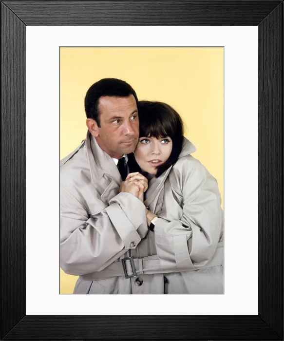 Framed Print : GET SMART, from left, Don Adams, Barbara Feldon, 1965-70 (1965 photo)