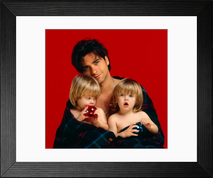 Framed Print : FULL HOUSE, John Stamos, Mary-Kate / Ashley Olsen, 1987-1995