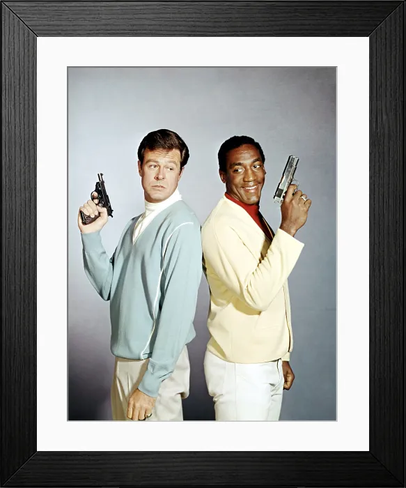 Framed Print : I SPY, Robert Culp, Bill Cosby, 1965-68