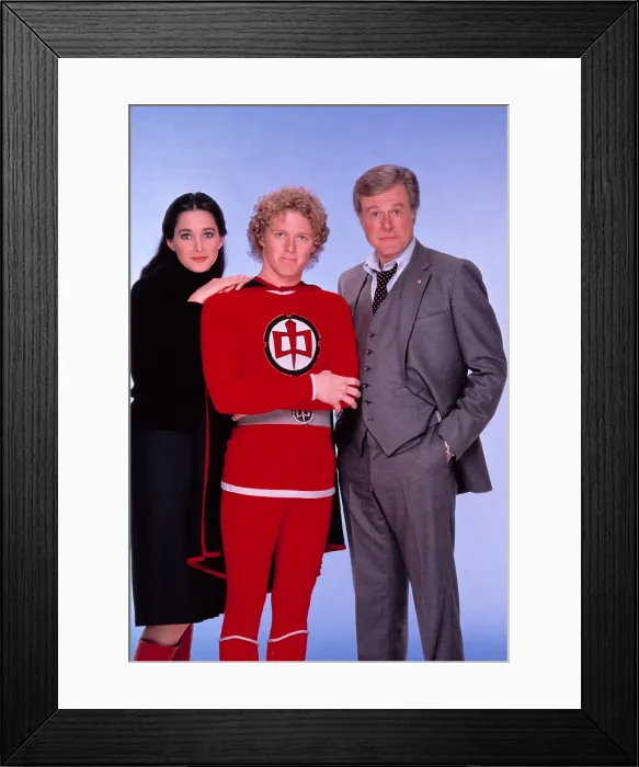 Framed Print : GREATEST AMERICAN HERO, Connie Selleca, William Katt, Robert Culp, 1981-1983