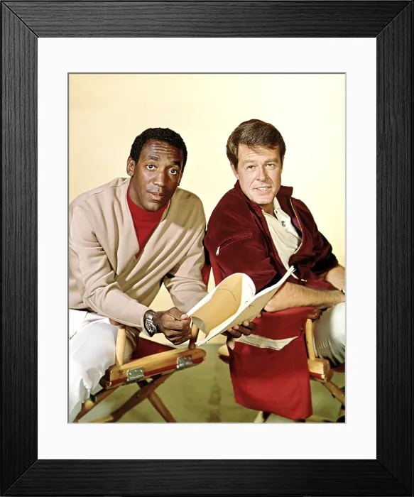 Framed Print : I SPY, Bill Cosby, Robert Culp, 1965-68