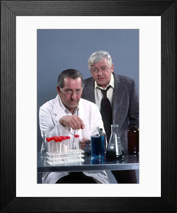 Framed Print : QUINCY, M.E. from left: Jack Klugman, Garry Walberg, (1978), 1976-83