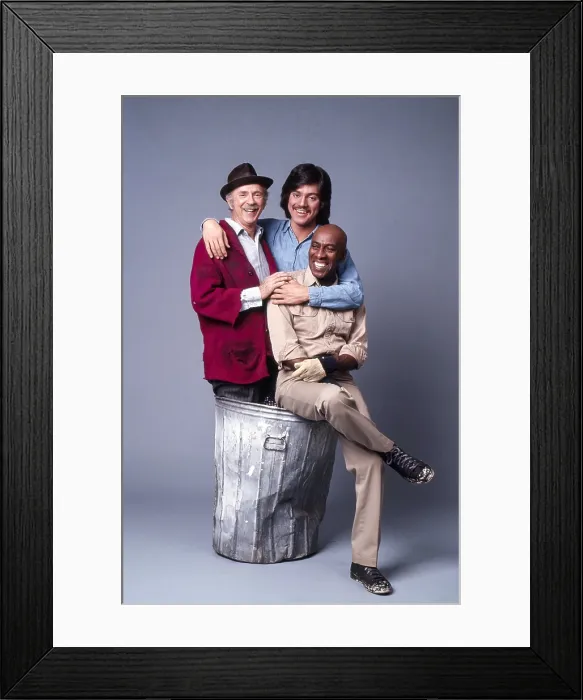 Framed Print : CHICO AND THE MAN, from left: Jack Albertson, Freddie Prinze, Scatman Crothers, (1976), 1974-1978
