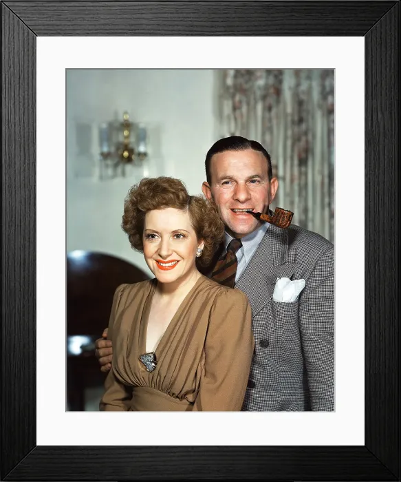 Framed Print : THE GEORGE BURNS AND GRACIE ALLEN SHOW, from left: Gracie Allen, George Burns, 1950-1958 Framed Print : THE GEORGE BURNS AND GRACIE ALLEN SHOW, from left: Gracie Allen, George Burns, 1950-1958