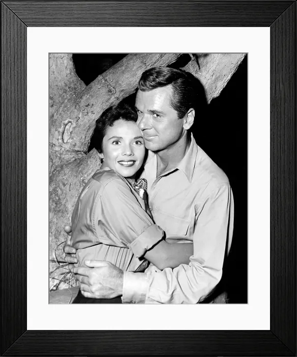 Framed Print : THE PEOPLE'S CHOICE, from left: Patricia Breslin, Jackie Cooper, (Season 1, ep. 101, aired October 6, 1955), 1955-58