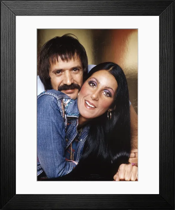 Framed Print : THE SONNY AND CHER COMEDY HOUR, from left: Sonny Bono, Cher, (1973), 1971-1974 Framed Print : THE SONNY AND CHER COMEDY HOUR, from left: Sonny Bono, Cher, (1973), 1971-1974