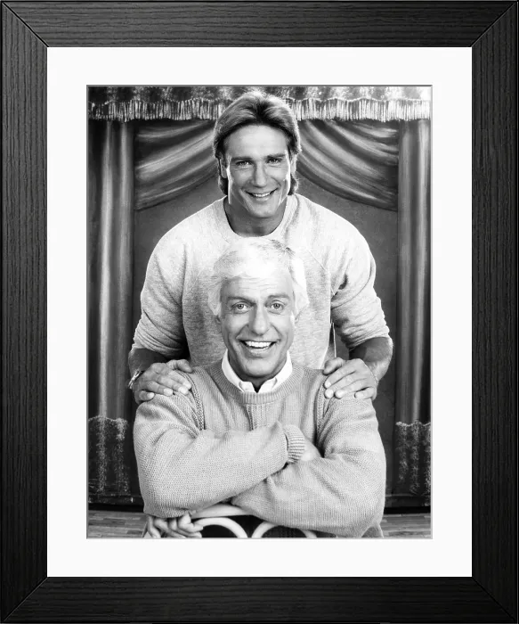 Framed Print : THE VAN DYKE SHOW, from top, Barry Van Dyke, Dick Van Dyke, 1988 Framed Print : THE VAN DYKE SHOW, from top, Barry Van Dyke, Dick Van Dyke, 1988
