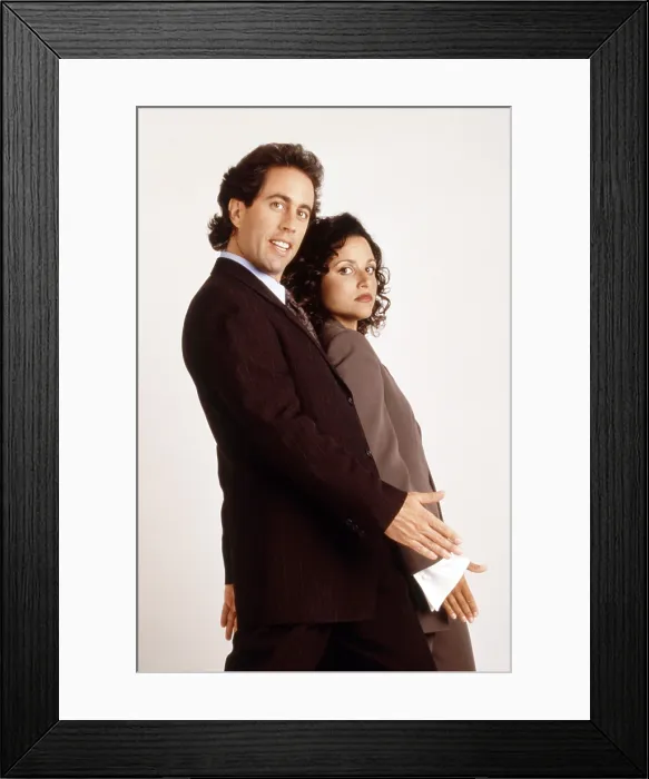 Framed Print : SEINFELD, Jerry Seinfeld, Julia Louis-Dreyfus, (1990s), 1990-1998