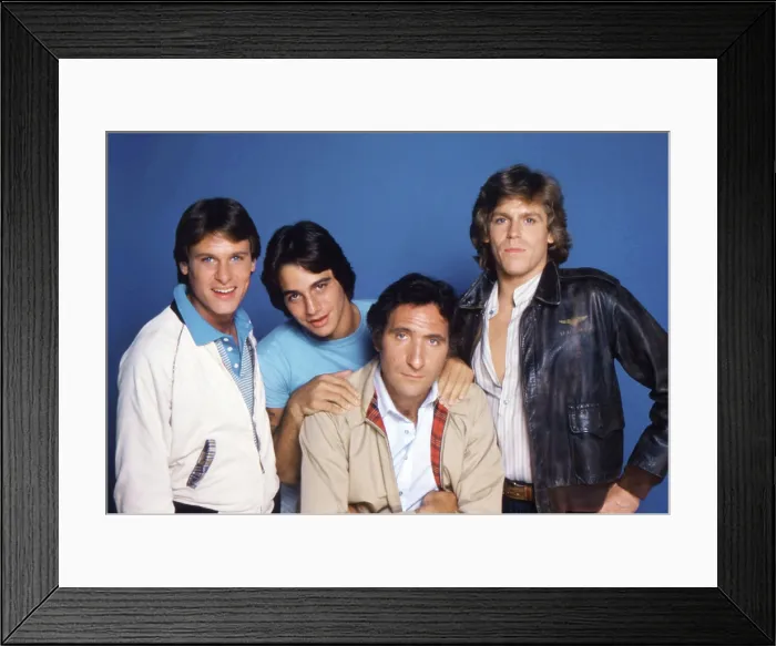 Framed Print : TAXI, from left: Randall Carver, Tony Danza, Judd Hirsch, Jeff Conaway, 1978-83 Framed Print : TAXI, from left: Randall Carver, Tony Danza, Judd Hirsch, Jeff Conaway, 1978-83