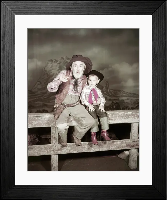 Framed Print : THE GABBY HAYES SHOW, Gabby Hayes, Fred Stern, 1950-1954 Framed Print : THE GABBY HAYES SHOW, Gabby Hayes, Fred Stern, 1950-1954