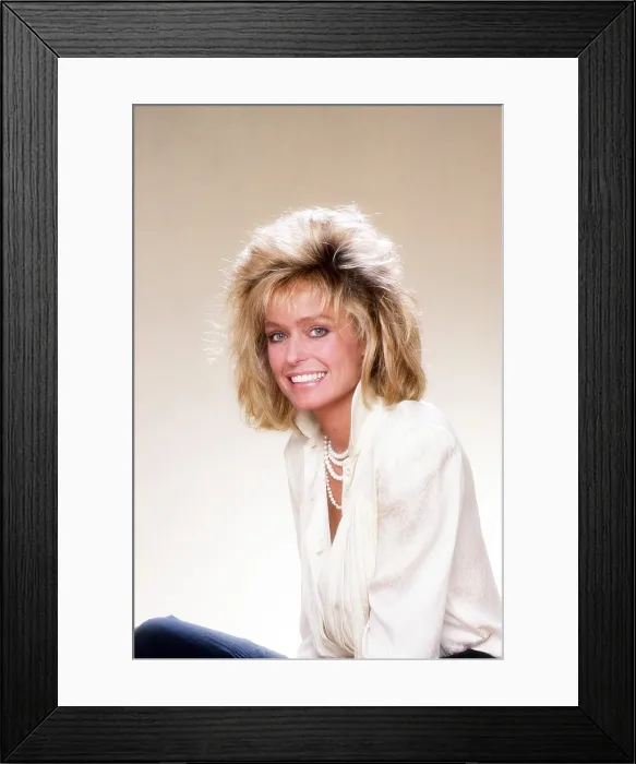 Framed Print : Farrah Fawcett, 1983
