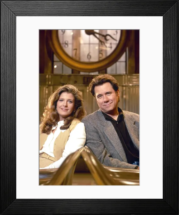 Framed Print : THE JOHN LARROQUETTE SHOW, from left: Alison La Placa, John Larroquette, 1993-96 Framed Print : THE JOHN LARROQUETTE SHOW, from left: Alison La Placa, John Larroquette, 1993-96