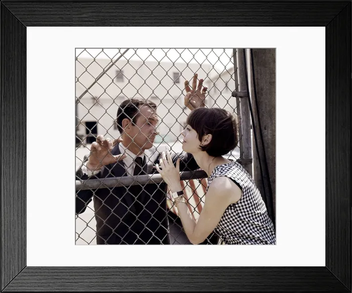 Framed Print : GET SMART, from left, Don Adams, Barbara Feldon, 1965-70