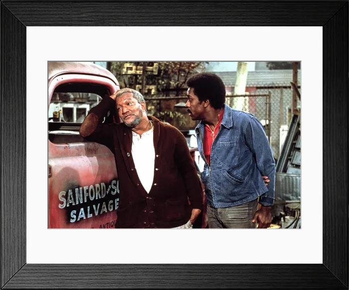 Framed Print : SANFORD AND SON, Redd Foxx, Demond Wilson, 1972-1977