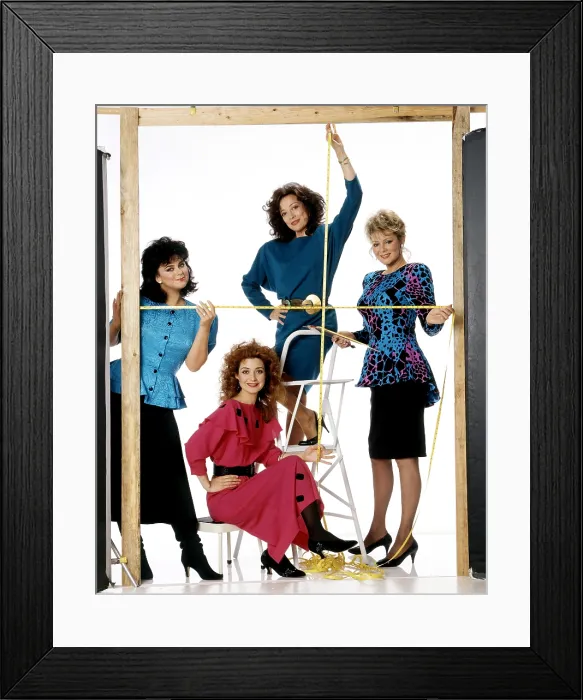 Framed Print : DESIGNING WOMEN, from left, Delta Burke, Annie Potts, Dixie Carter, Jean Smart, (1988), 1986-93 Framed Print : DESIGNING WOMEN, from left, Delta Burke, Annie Potts, Dixie Carter, Jean Smart, (1988), 1986-93