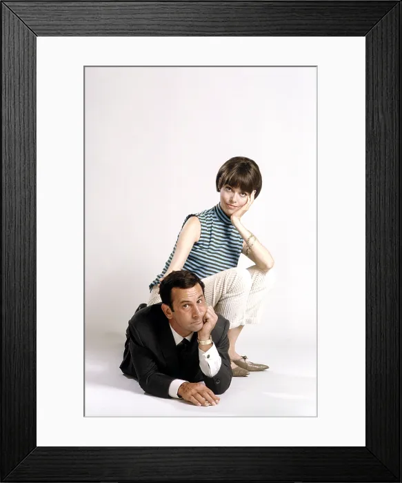 Framed Print : GET SMART, from left, Don Adams, Barbara Feldon, 1965-70 (1965 photo)