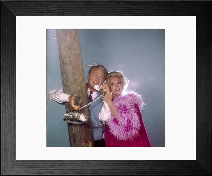 Framed Print : GREEN ACRES, Eddie Albert, Eva Gabor, 1965-1971