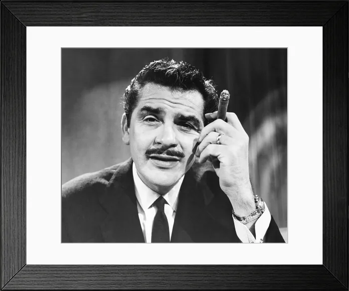 Framed Print : THE ERNIE KOVACS SHOW, Ernie Kovacs (host), 1961-1962