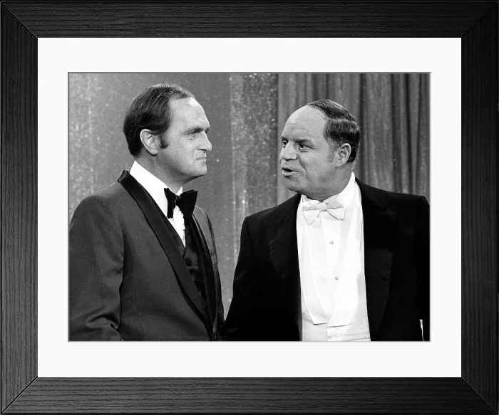 Framed Print : DON RICKLES: ALIVE AND KICKING, from left, Bob Newhart, Don Rickles, aired December 12, 1972
