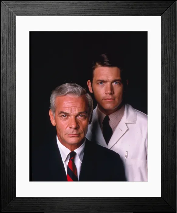 Framed Print : MEDICAL CENTER, from left: James Daly, Chad Everett, 1969-1976 Framed Print : MEDICAL CENTER, from left: James Daly, Chad Everett, 1969-1976