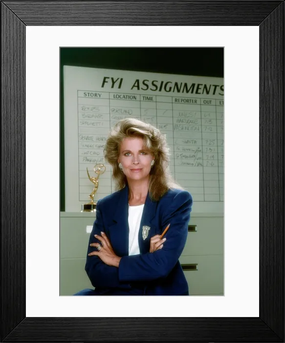 Framed Print : MURPHY BROWN, Candice Bergen, 1988-98 (1988 photo) Framed Print : MURPHY BROWN, Candice Bergen, 1988-98 (1988 photo)