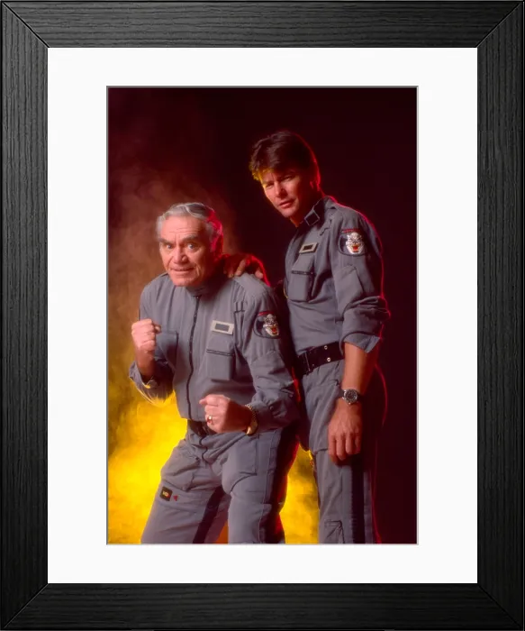Framed Print : AIRWOLF, from left, Ernest Borgnine, Jan-Michael Vincent, Alex Cord, 1984-86 Framed Print : AIRWOLF, from left, Ernest Borgnine, Jan-Michael Vincent, Alex Cord, 1984-86