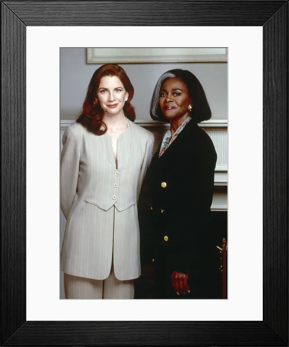 Framed Print : SWEET JUSTICE, from left: Melissa Gilbert, Cicely Tyson, 1994-1995
