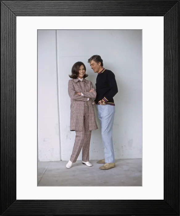 Framed Print : DICK VAN DYKE AND THE OTHER WOMAN, from left: Mary Tyler Moore, Dick Van Dyke, (aired April 13, 1969) Framed Print : DICK VAN DYKE AND THE OTHER WOMAN, from left: Mary Tyler Moore, Dick Van Dyke, (aired April 13, 1969)