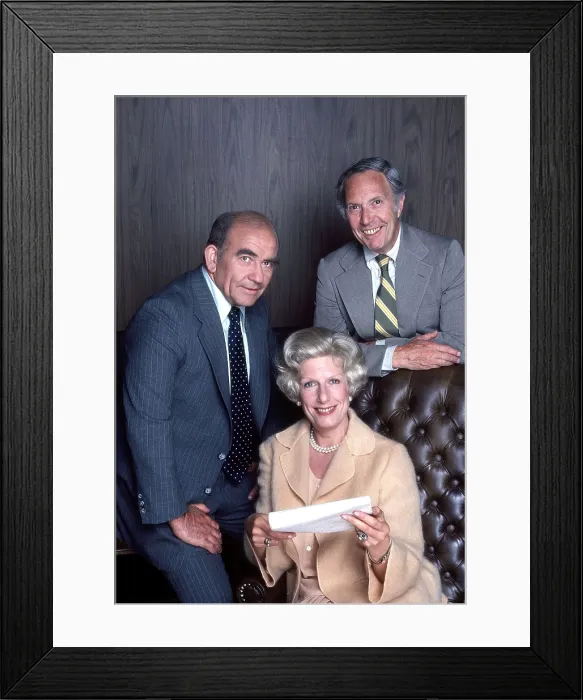 Framed Print : LOU GRANT, from left: Ed Asner, Nancy Marchand, Mason Adams, (1979), 1977-82 Framed Print : LOU GRANT, from left: Ed Asner, Nancy Marchand, Mason Adams, (1979), 1977-82