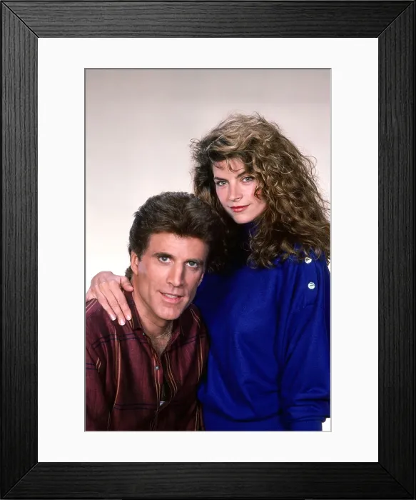 Framed Print : CHEERS, from left, Ted Danson, Kirstie Alley, (1987), 1982-93 Framed Print : CHEERS, from left, Ted Danson, Kirstie Alley, (1987), 1982-93