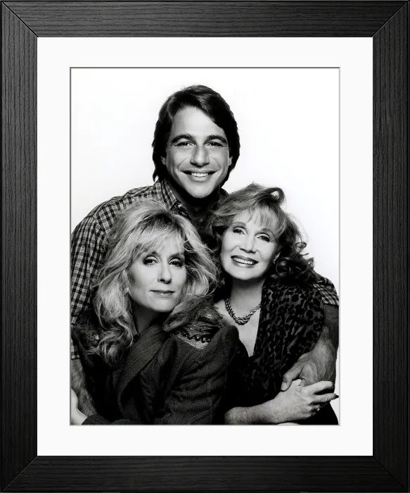 Framed Print : WHO'S THE BOSS?, from left, Judith Light, Tony Danza, Katherine Helmond, 1984-92 (1990 photo)