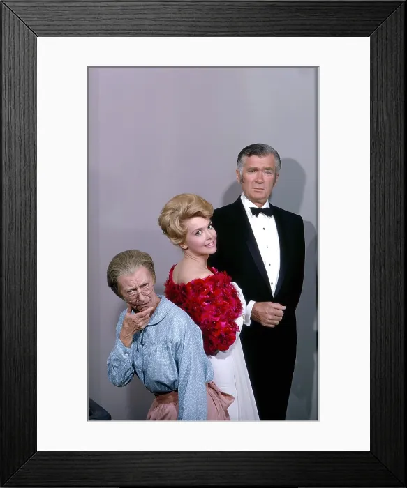 Framed Print : BEVERLY HILLBILLIES, from left: Irene Ryan, Donna Douglas, Buddy Ebsen, 1962-1971