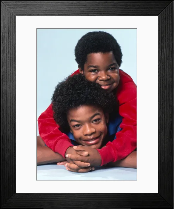 Framed Print : DIFF'RENT STROKES, from top, Gary Coleman, Todd Bridges, 1978-86 (1980 photo) Framed Print : DIFF'RENT STROKES, from top, Gary Coleman, Todd Bridges, 1978-86 (1980 photo)
