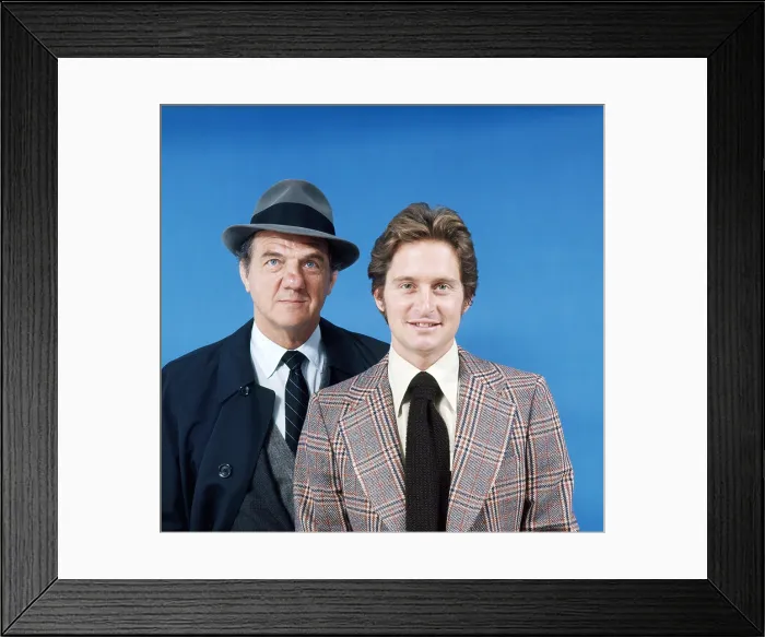 Framed Print : THE STREETS OF SAN FRANCISCO, from left, Karl Malden, Michael Douglas, 1972-77 (1972 photo) Framed Print : THE STREETS OF SAN FRANCISCO, from left, Karl Malden, Michael Douglas, 1972-77 (1972 photo)